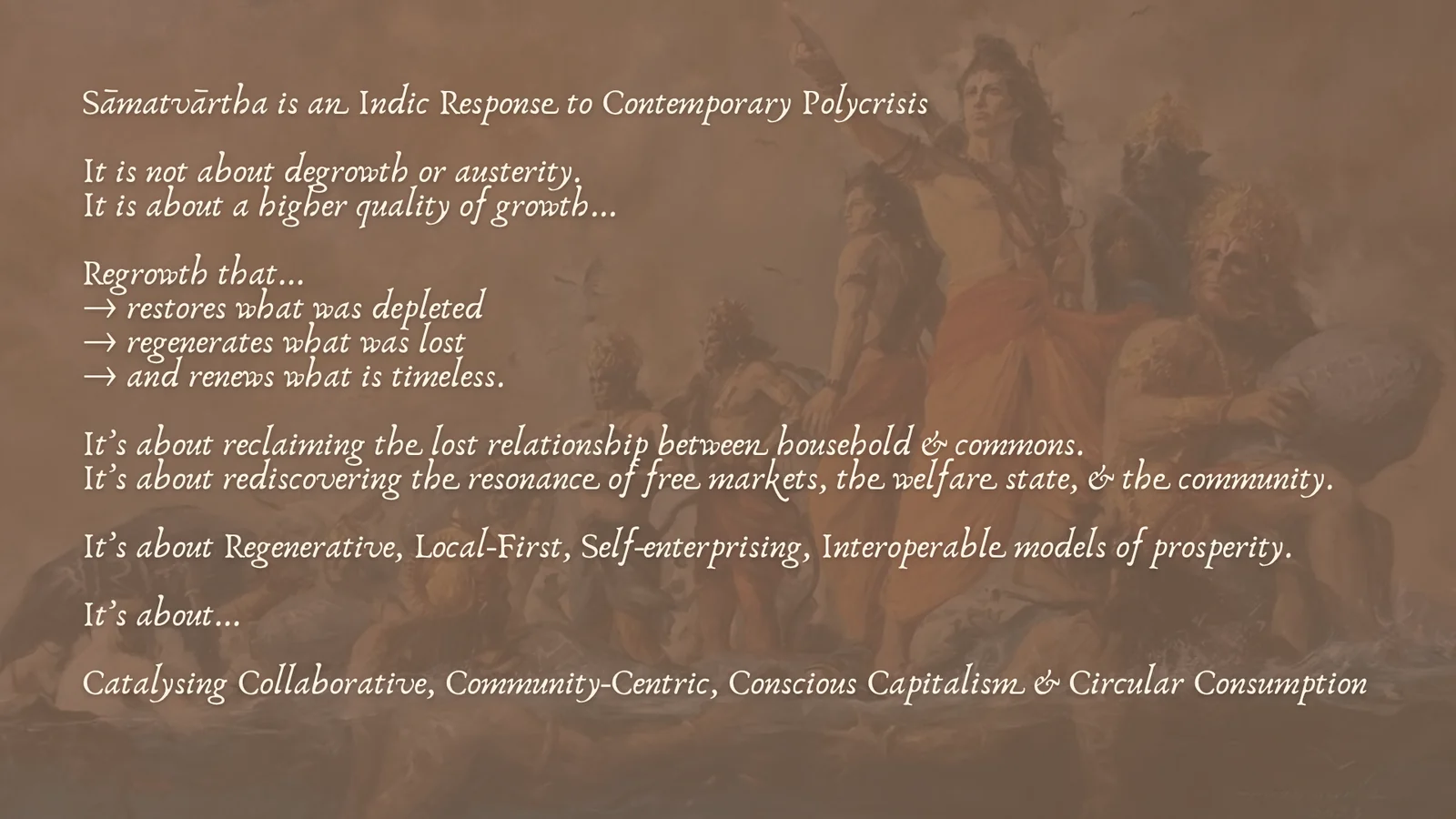 Regrowth, not Degrowth